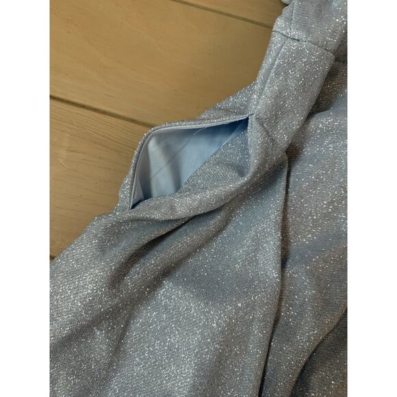 Spaghetti Strap Sweetheart Flared Party Dress Size XL. Powder Blue Dillards - Picture 9 of 9